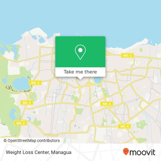 Mapa de Weight Loss Center