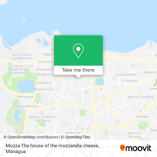 Mozza The house of the mozzarella cheese map