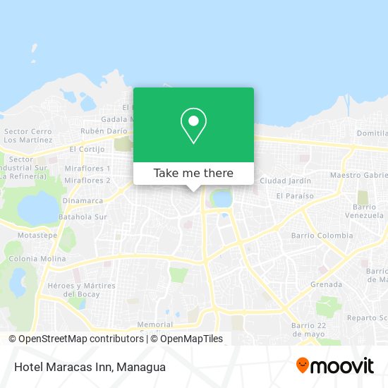 Hotel Maracas Inn map