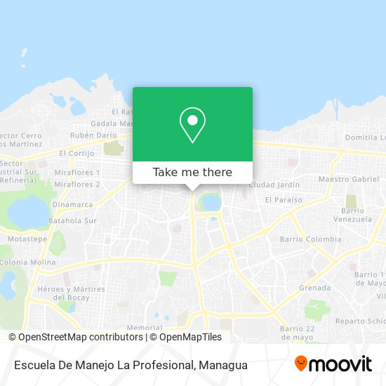 Escuela De Manejo La Profesional map
