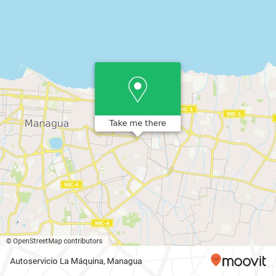 Autoservicio La Máquina map