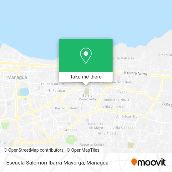 Escuela Salomon Ibarra Mayorga map