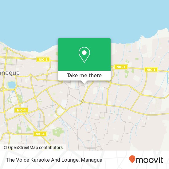 The Voice Karaoke And Lounge map