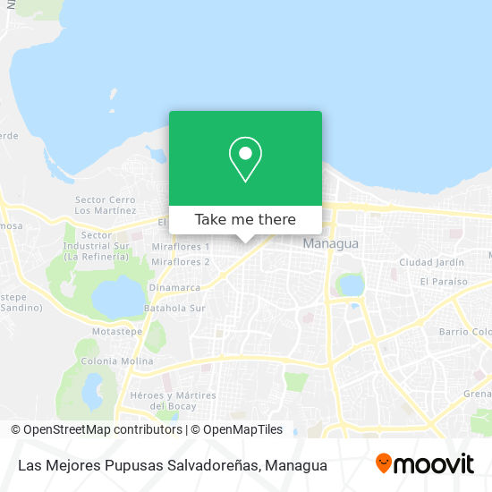 Las Mejores Pupusas Salvadoreñas map