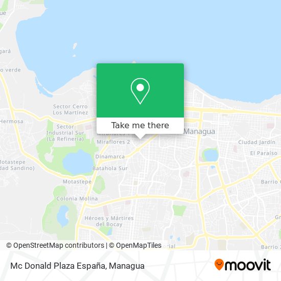 Mc Donald Plaza España map