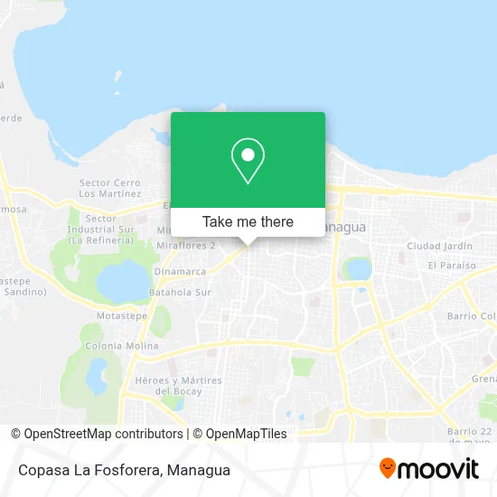 Mapa de Copasa La Fosforera