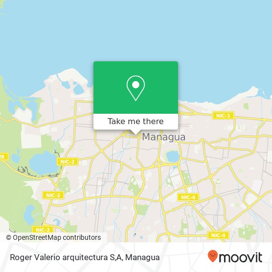 Mapa de Roger Valerio arquitectura S,A