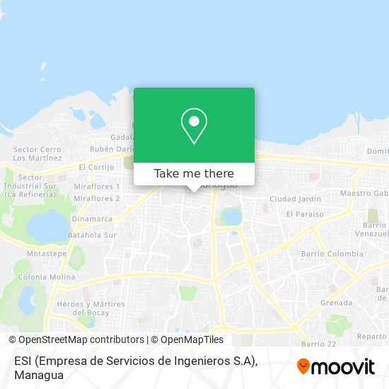 Mapa de ESI (Empresa de Servicios de Ingenieros S.A)