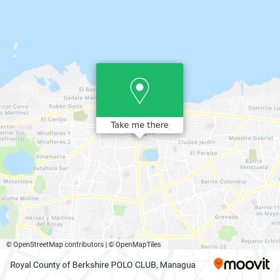 Mapa de Royal County of Berkshire POLO CLUB