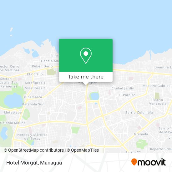 Hotel Morgut map