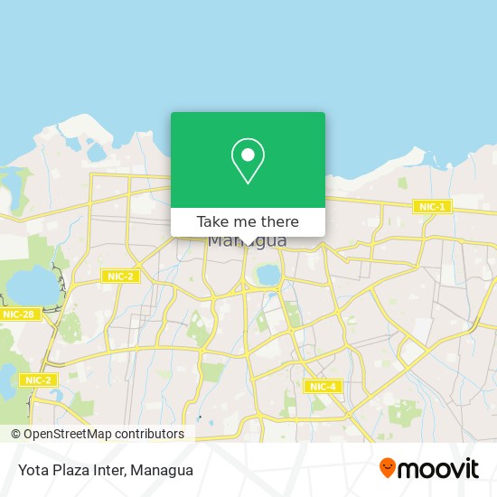 Yota Plaza Inter map