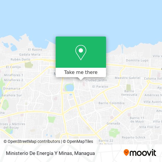 Ministerio De Energia Y Minas map