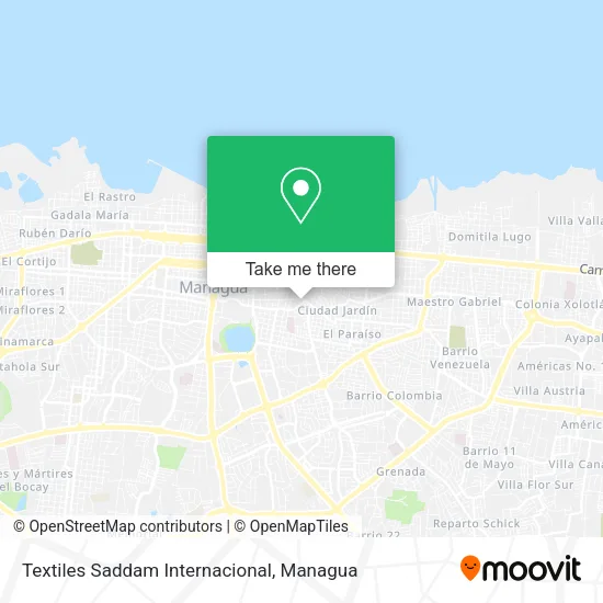 Mapa de Textiles Saddam Internacional