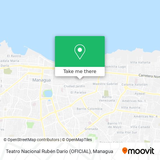 Teatro Nacional Rubén Darío (OFICIAL) map