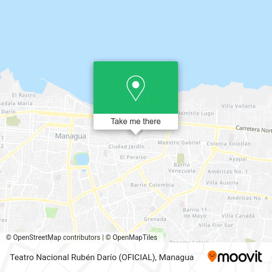 Teatro Nacional Rubén Darío (OFICIAL) map