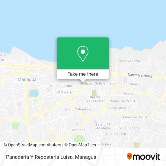 Panaderia Y Reposteria Luisa map