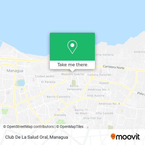 How to get to Club De La Salud Oral in Managua by Bus?
