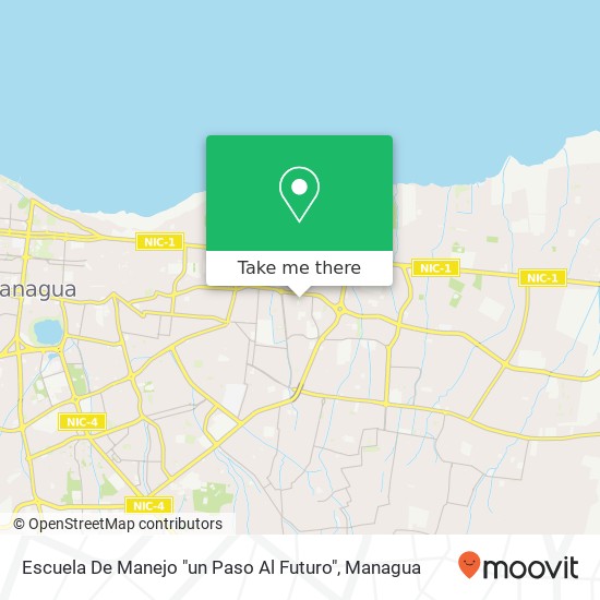 Escuela De Manejo "un Paso Al Futuro" map