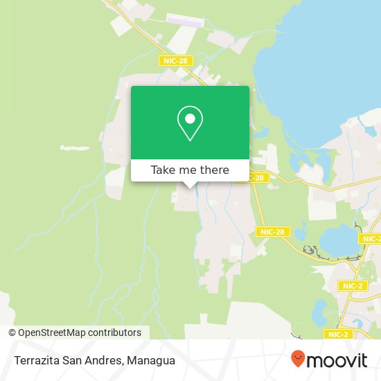 Terrazita San Andres map