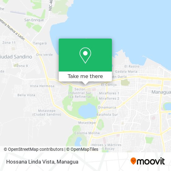 Hossana Linda Vista map