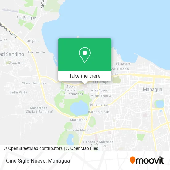 Cine Siglo Nuevo map