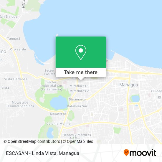 ESCASAN - Linda Vista map