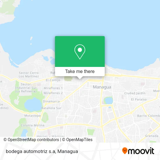 Mapa de bodega automotriz s.a