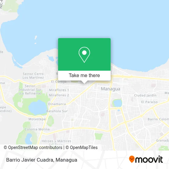 Mapa de Barrio Javier Cuadra