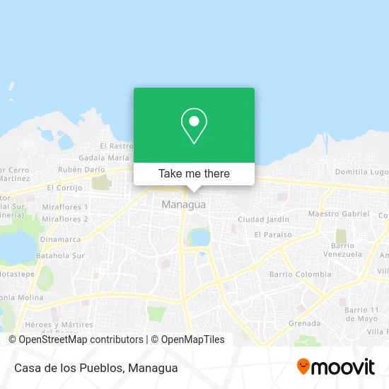 Mapa de Casa de los Pueblos