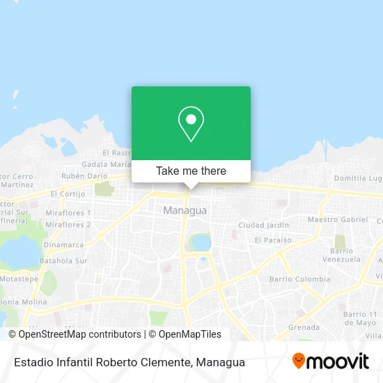 Estadio Infantil Roberto Clemente map