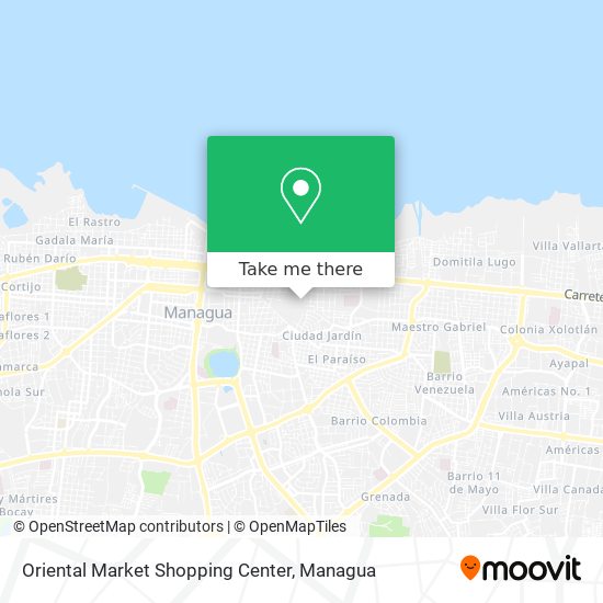 Oriental Market Shopping Center map