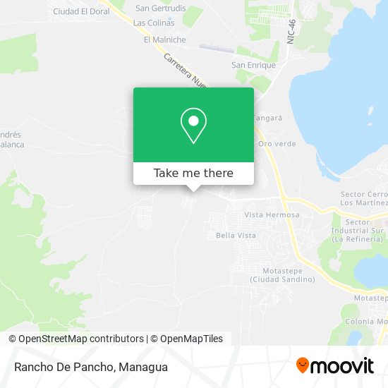 Rancho De Pancho map