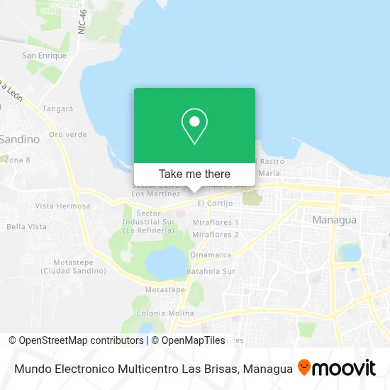 Mundo Electronico Multicentro Las Brisas map