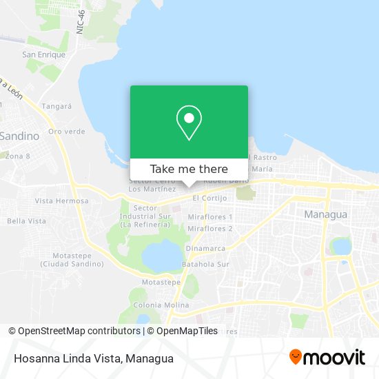 Hosanna Linda Vista map
