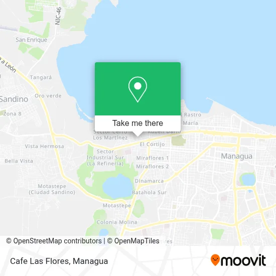 Mapa de Cafe Las Flores