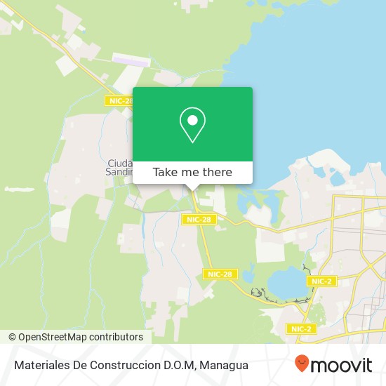 Materiales De Construccion D.O.M map