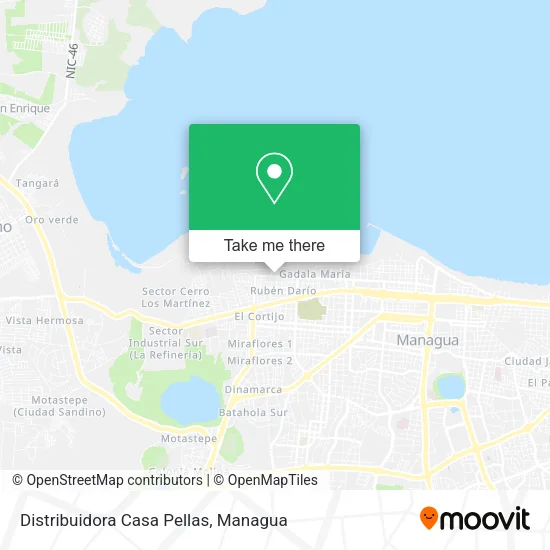 Distribuidora Casa Pellas map