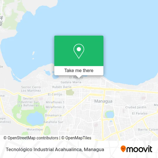 Mapa de Tecnológico Industrial Acahualinca