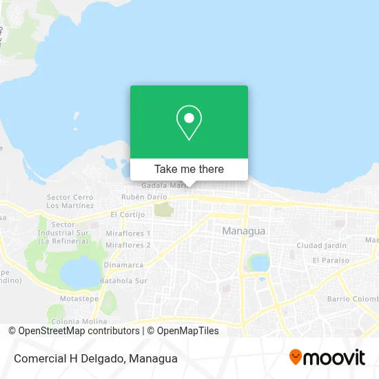 Comercial H Delgado map