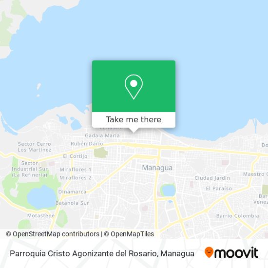 Parroquia Cristo Agonizante del Rosario map