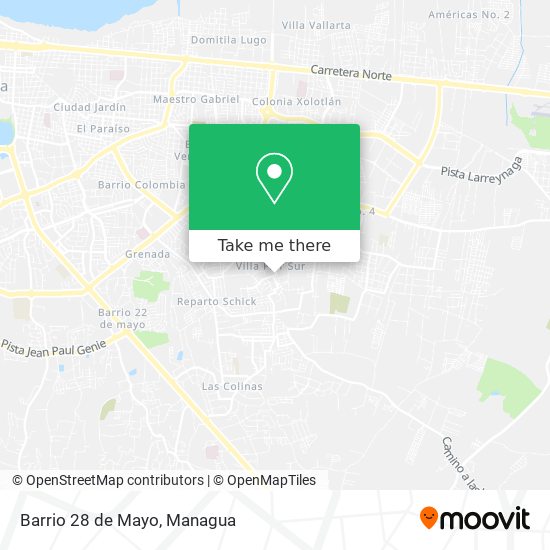 Mapa de Barrio 28 de Mayo
