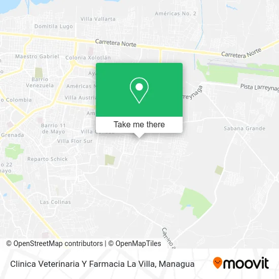 Clinica Veterinaria Y Farmacia La Villa map
