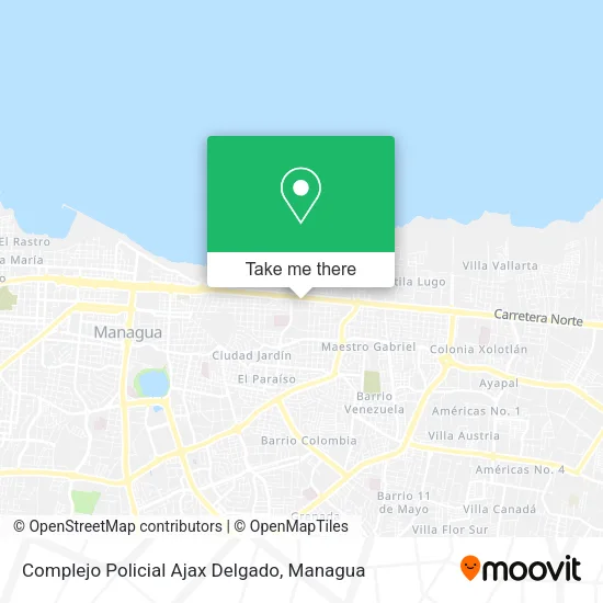 Mapa de Complejo Policial Ajax Delgado