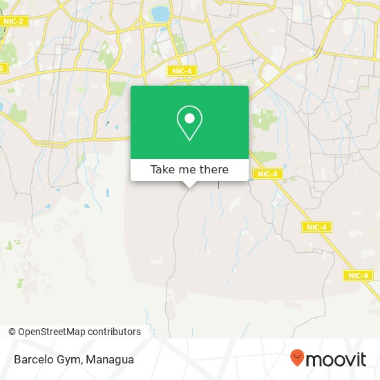 Barcelo Gym map