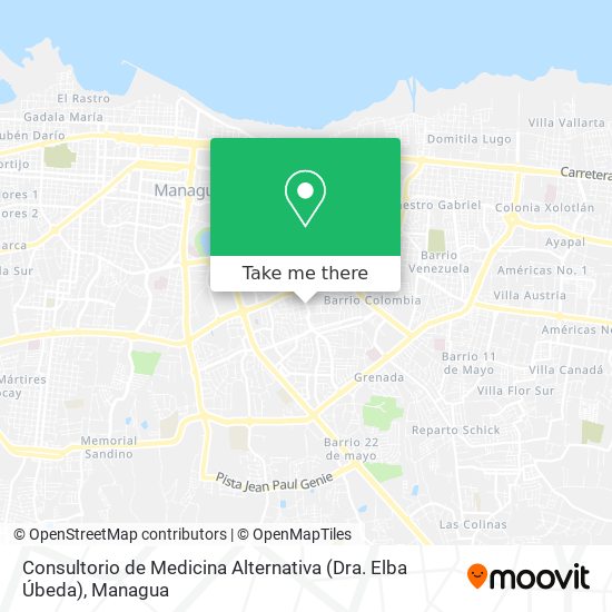 Consultorio de Medicina Alternativa (Dra. Elba Úbeda) map