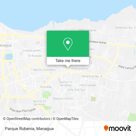 Parque Rubenia map