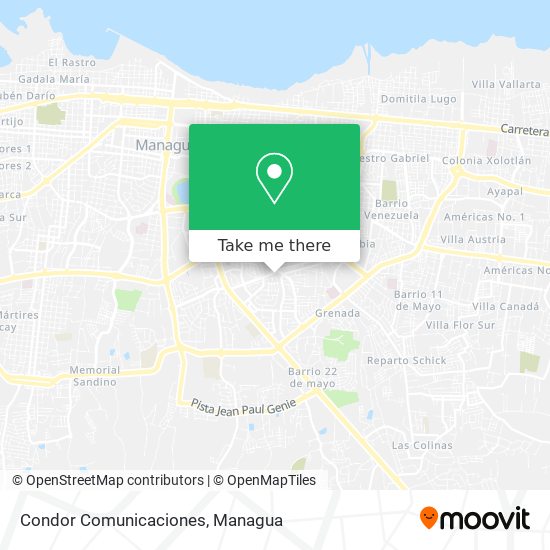 Condor Comunicaciones map