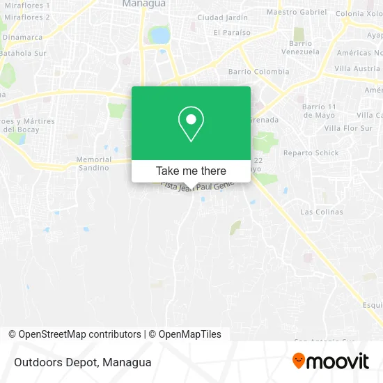 Outdoors Depot map