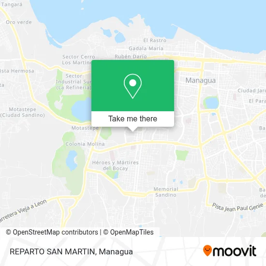 REPARTO SAN MARTIN map