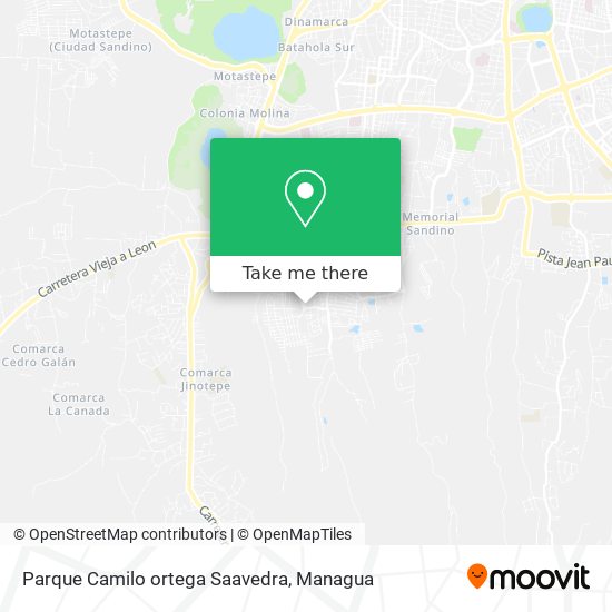 Mapa de Parque Camilo ortega Saavedra